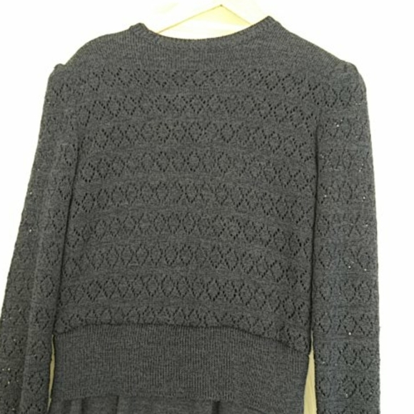 Vintage fully lined wool blue dress - Picture 2 of 7